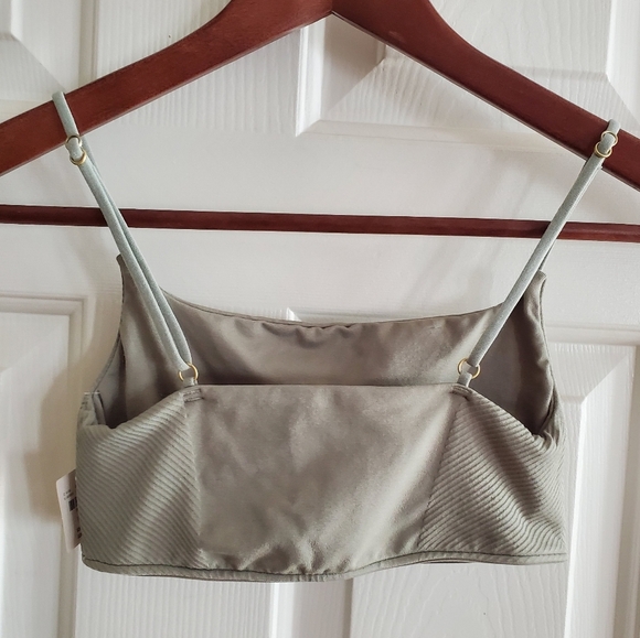 NWT Anthropologie The Renna Seamless Square-Neck Bra XS in Moss - Picture 4 of 7